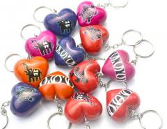 80360 Heart key ring